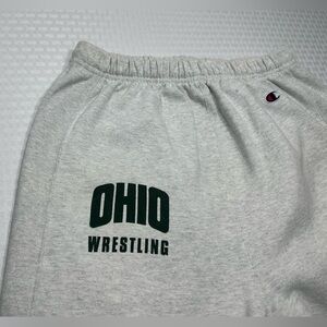 VTG Y2K Ohio University Bobcats Wrestling L Champion Reverse Weave Sweat Pants